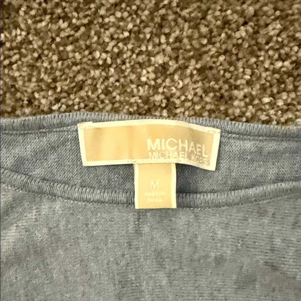 Michael Kors Light Gray Top - Picture 2 of 2
